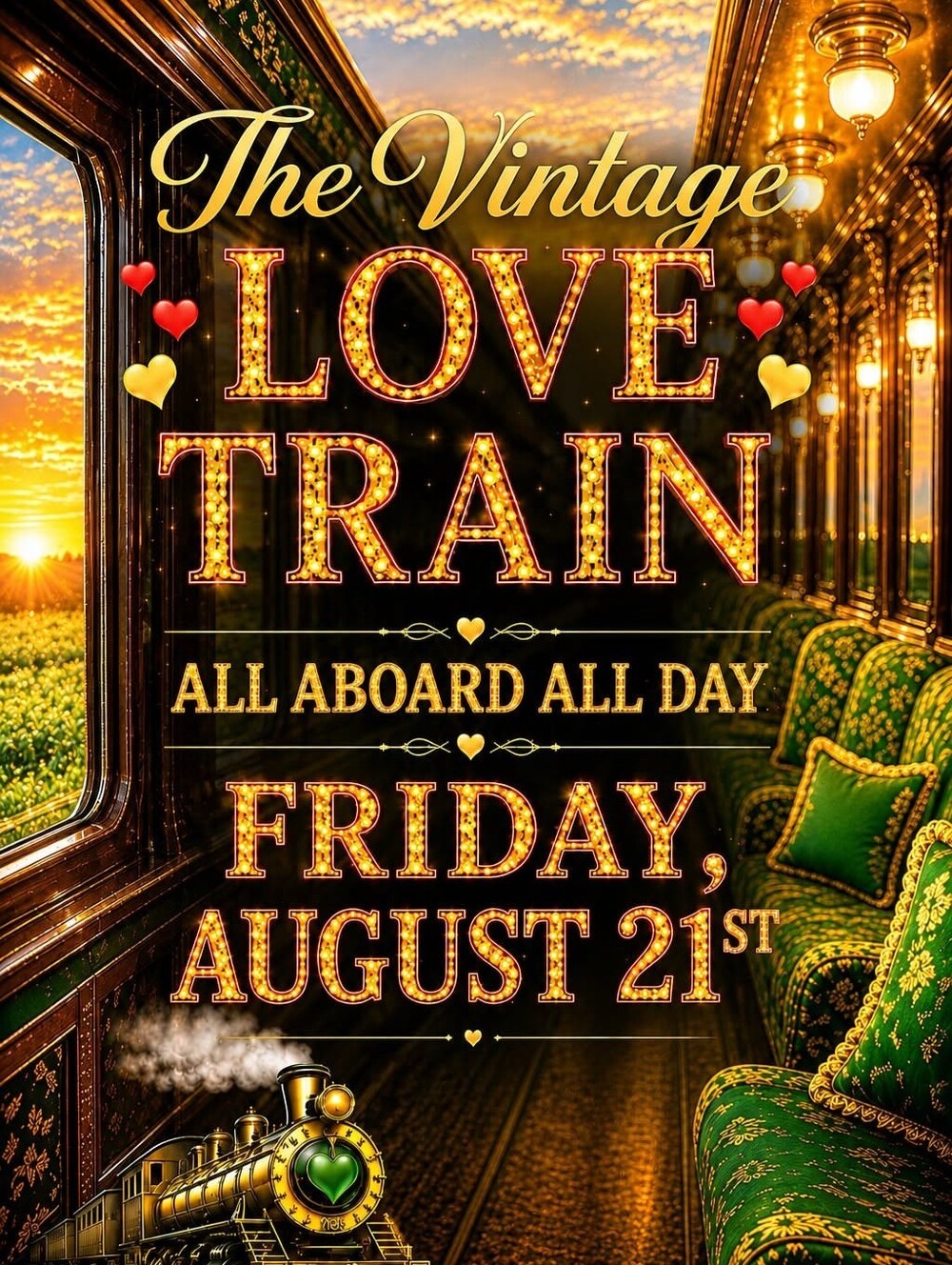 The Vintage Love Train 🚂🩷✨